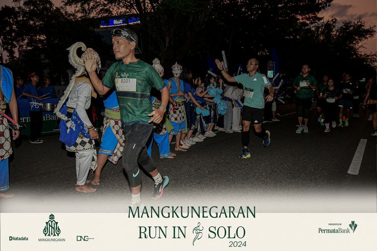 Race photo from Mangkunegaran Run 2024