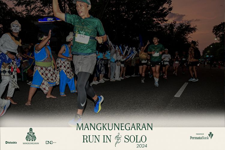 Race photo from Mangkunegaran Run 2024
