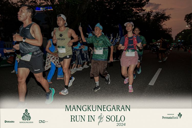 Race photo from Mangkunegaran Run 2024