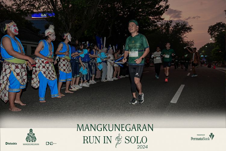 Race photo from Mangkunegaran Run 2024