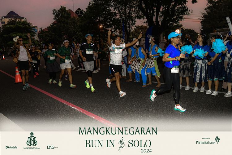 Race photo from Mangkunegaran Run 2024
