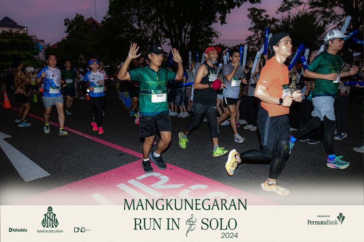 Race photo from Mangkunegaran Run 2024
