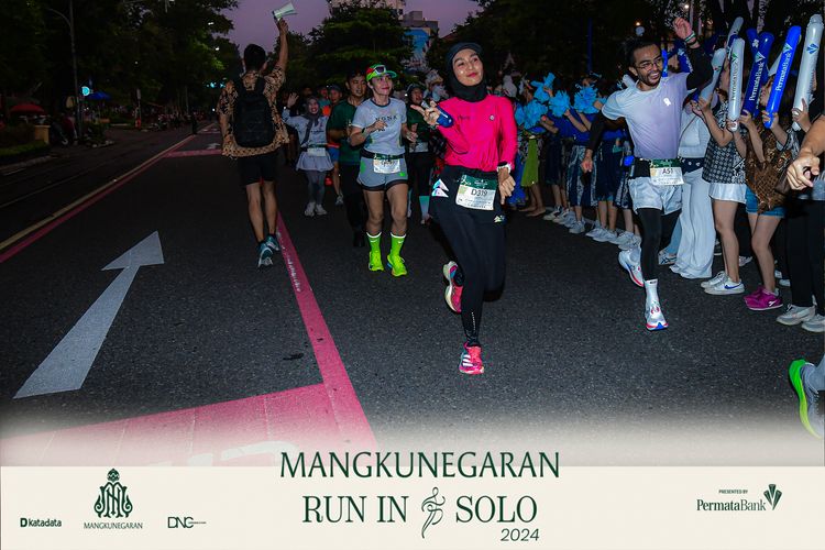 Race photo from Mangkunegaran Run 2024