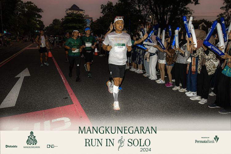 Race photo from Mangkunegaran Run 2024