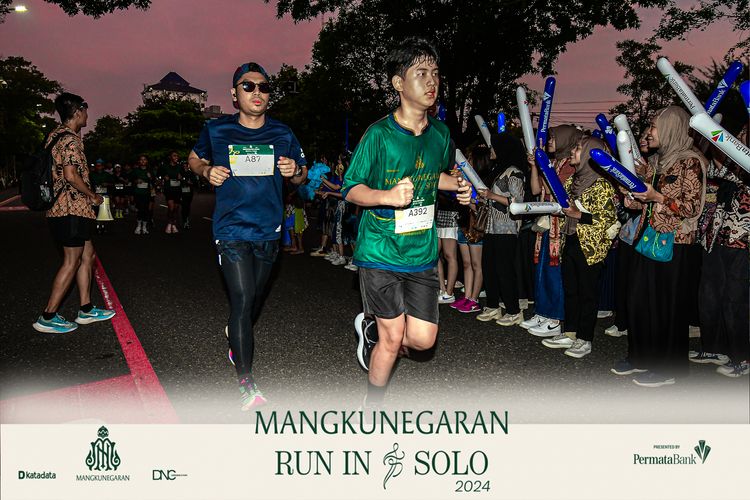 Race photo from Mangkunegaran Run 2024