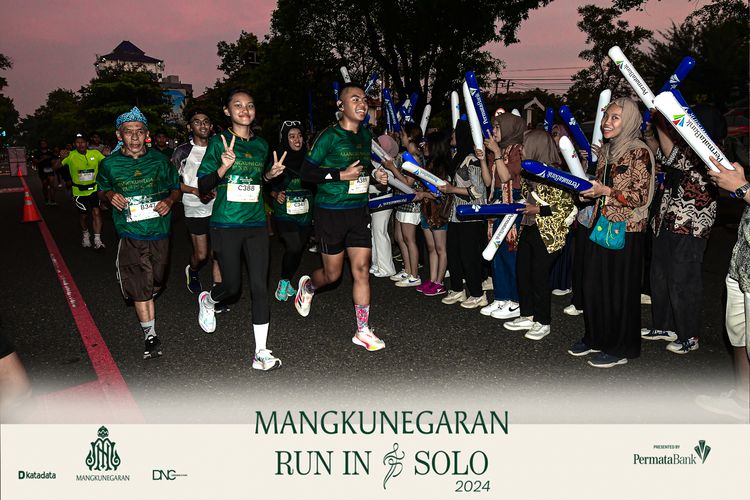 Race photo from Mangkunegaran Run 2024