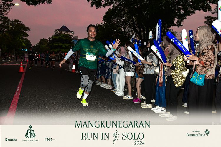 Race photo from Mangkunegaran Run 2024