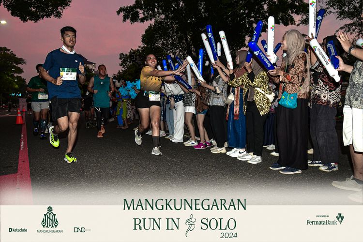Race photo from Mangkunegaran Run 2024
