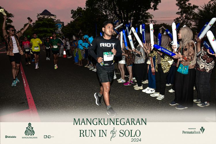 Race photo from Mangkunegaran Run 2024