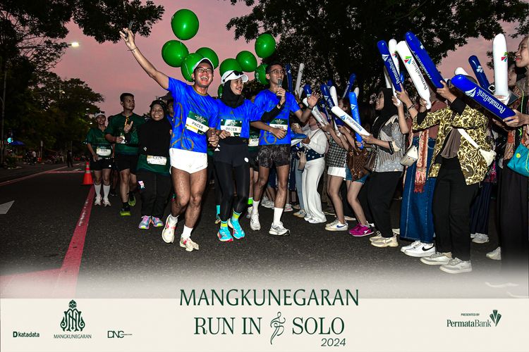Race photo from Mangkunegaran Run 2024