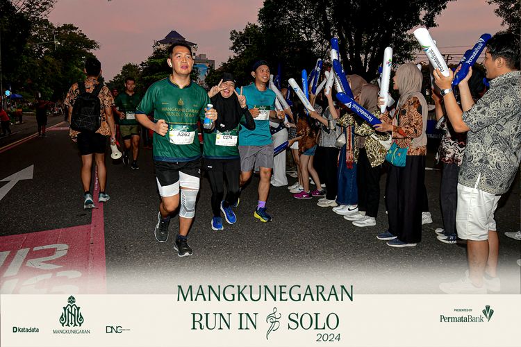 Race photo from Mangkunegaran Run 2024