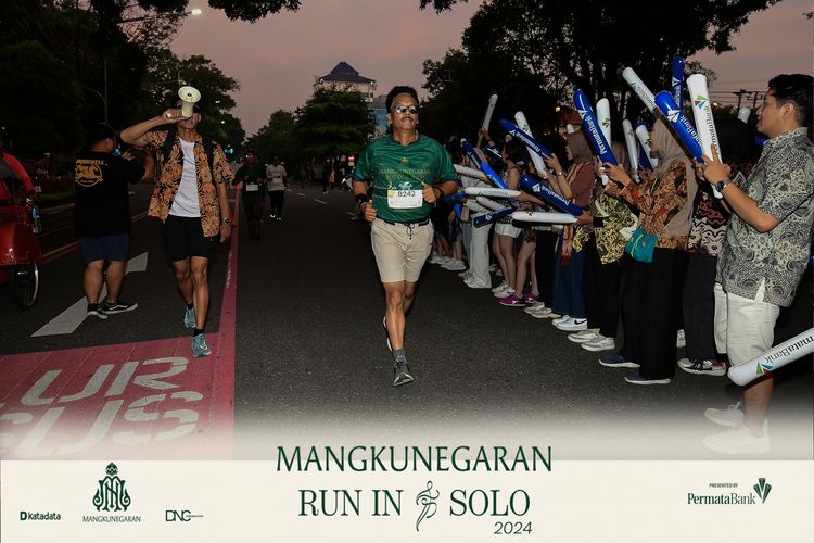 Race photo from Mangkunegaran Run 2024