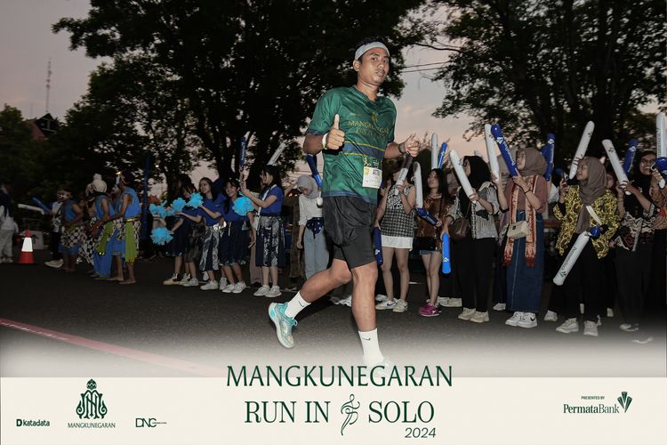 Race photo from Mangkunegaran Run 2024