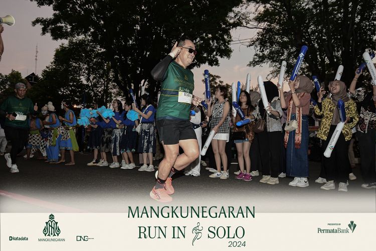 Race photo from Mangkunegaran Run 2024