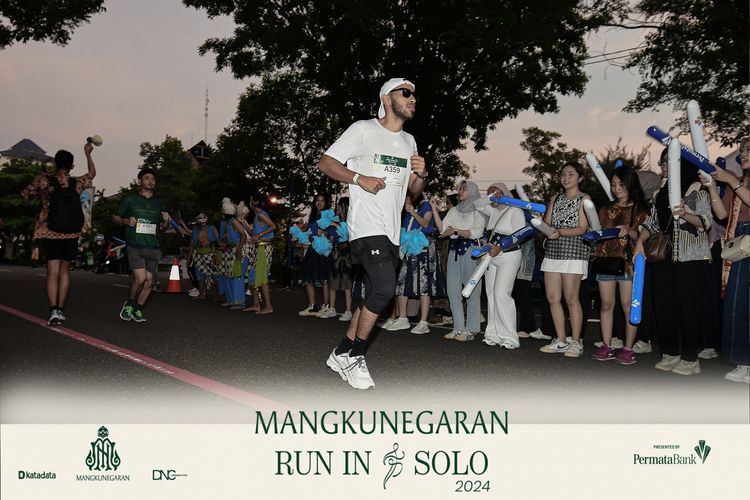Race photo from Mangkunegaran Run 2024