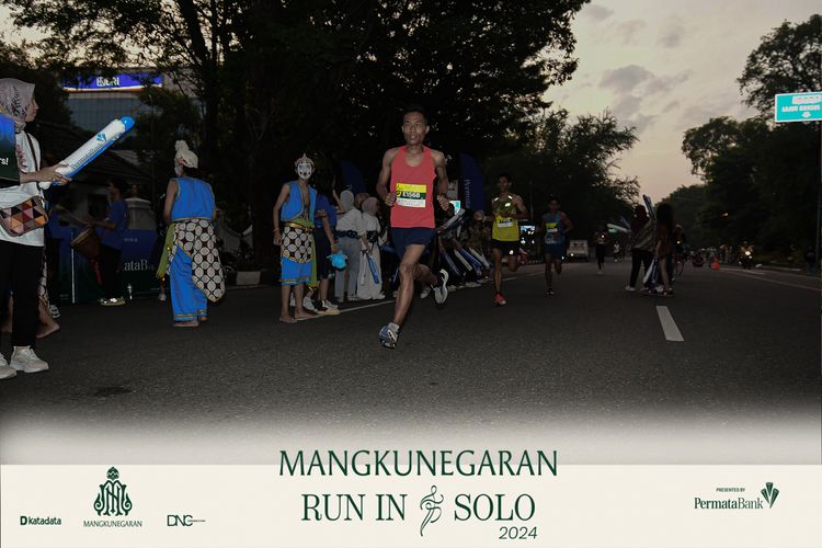 Race photo from Mangkunegaran Run 2024