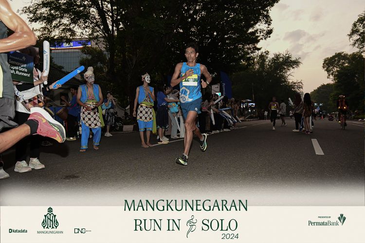 Race photo from Mangkunegaran Run 2024