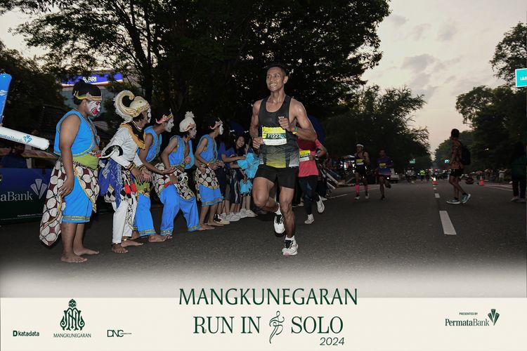 Race photo from Mangkunegaran Run 2024