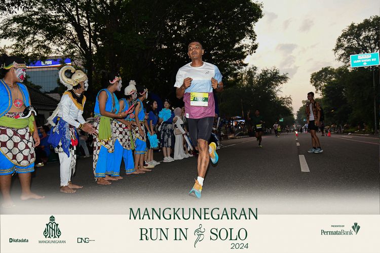 Race photo from Mangkunegaran Run 2024