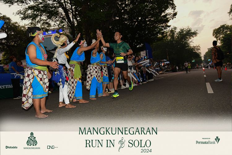 Race photo from Mangkunegaran Run 2024