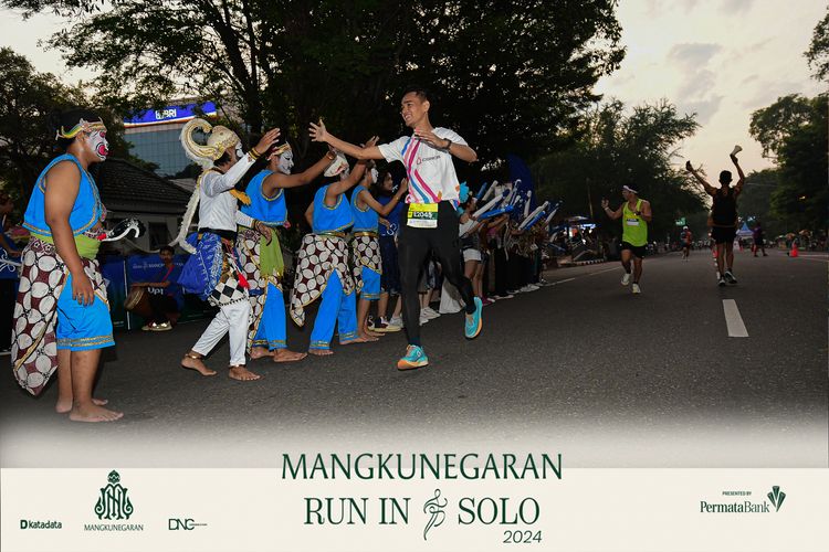 Race photo from Mangkunegaran Run 2024