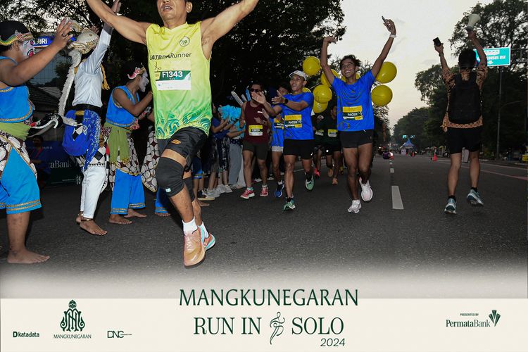 Race photo from Mangkunegaran Run 2024