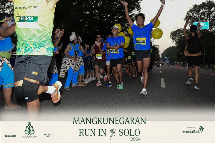 Race photo from Mangkunegaran Run 2024