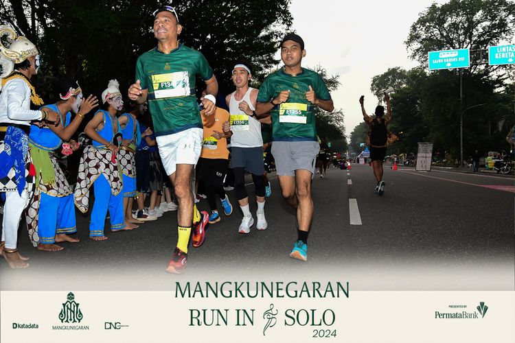 Race photo from Mangkunegaran Run 2024