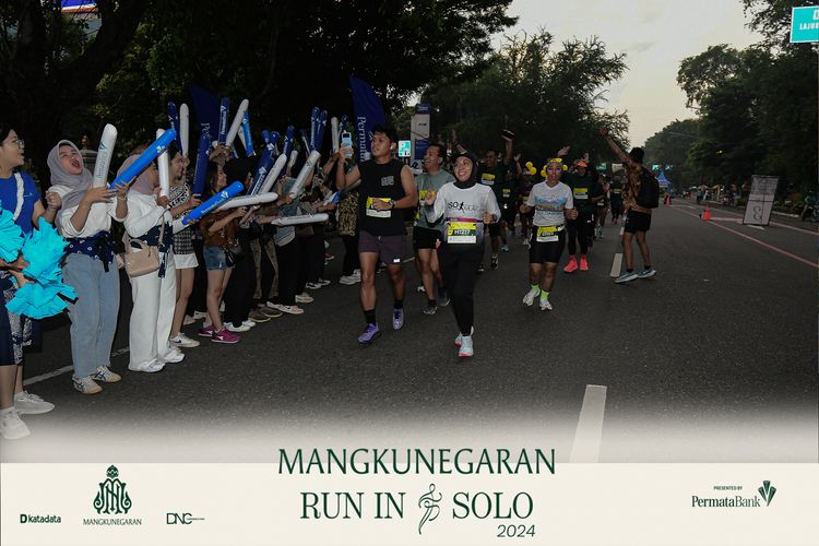 Race photo from Mangkunegaran Run 2024