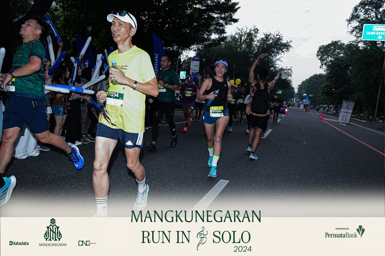 Race photo from Mangkunegaran Run 2024