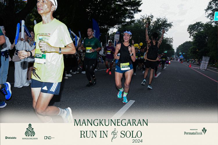 Race photo from Mangkunegaran Run 2024