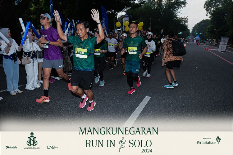 Race photo from Mangkunegaran Run 2024