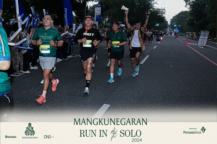 Race photo from Mangkunegaran Run 2024