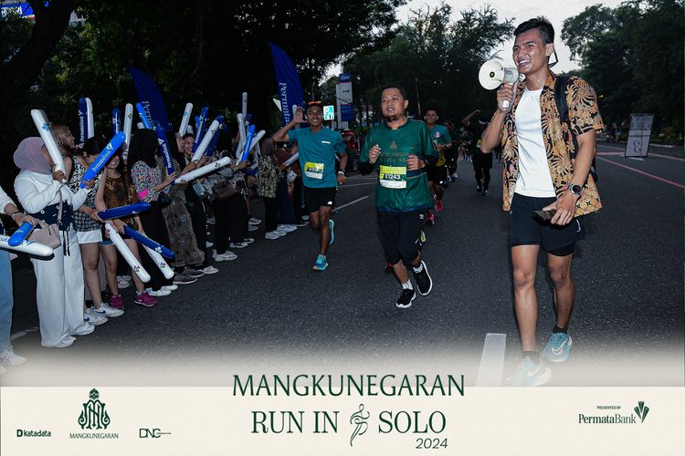 Race photo from Mangkunegaran Run 2024