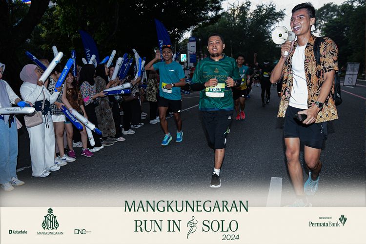 Race photo from Mangkunegaran Run 2024
