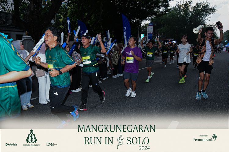 Race photo from Mangkunegaran Run 2024