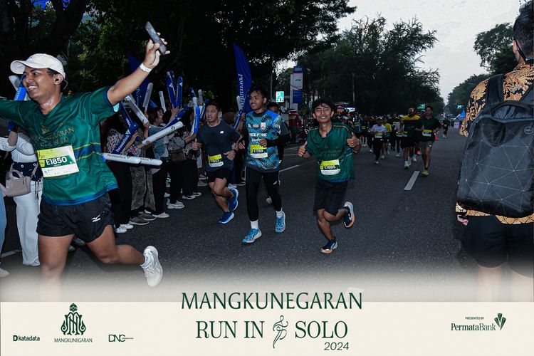 Race photo from Mangkunegaran Run 2024