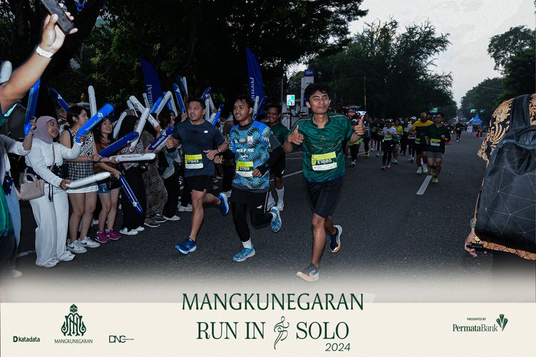 Race photo from Mangkunegaran Run 2024
