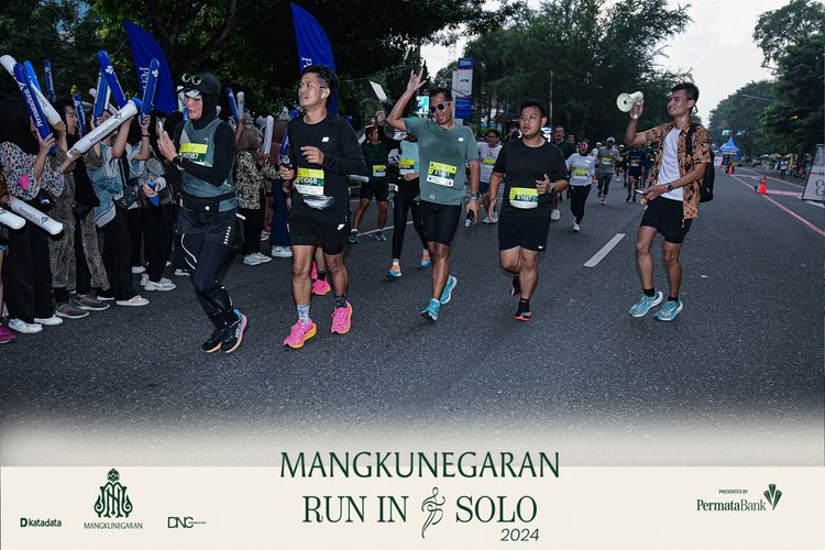 Race photo from Mangkunegaran Run 2024