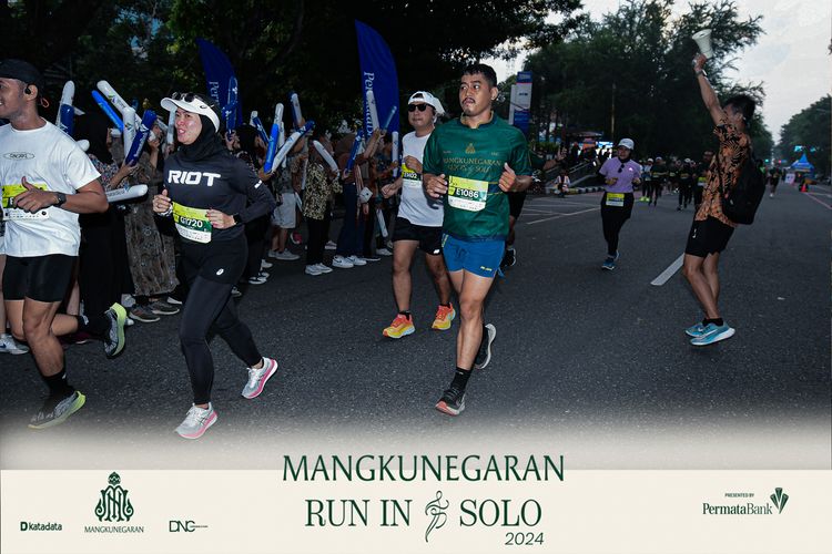 Race photo from Mangkunegaran Run 2024