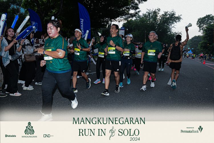 Race photo from Mangkunegaran Run 2024