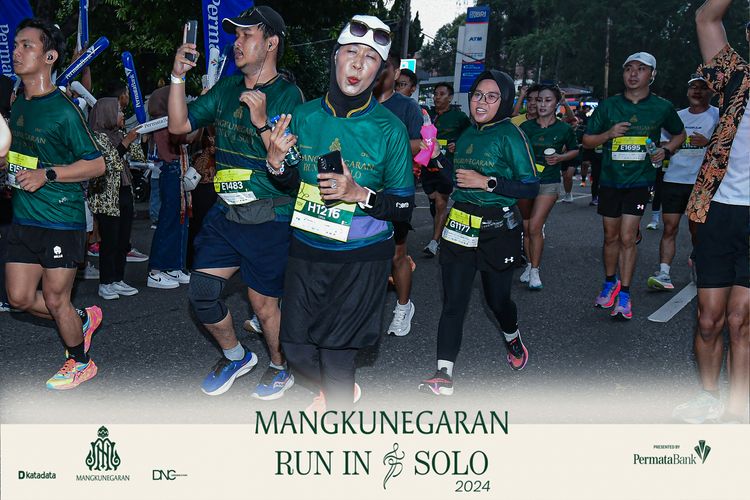 Race photo from Mangkunegaran Run 2024