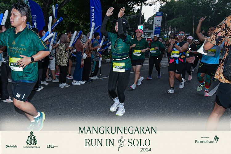 Race photo from Mangkunegaran Run 2024