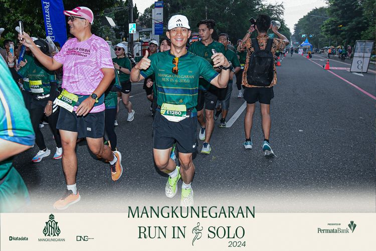 Race photo from Mangkunegaran Run 2024