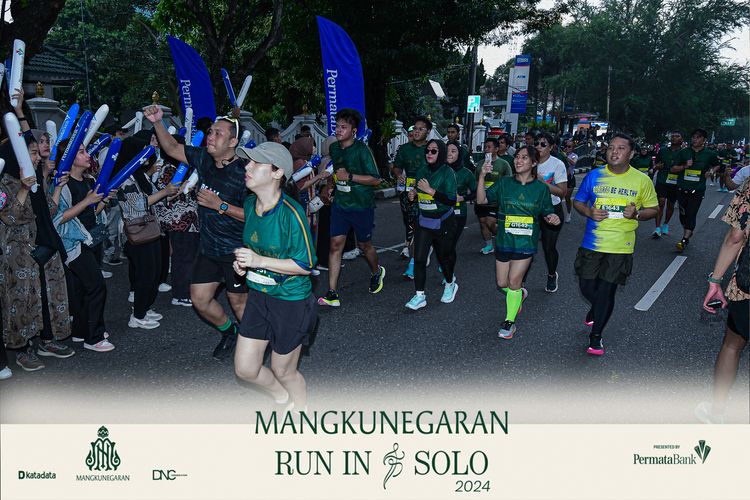 Race photo from Mangkunegaran Run 2024