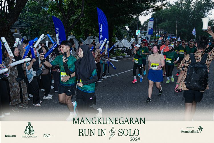 Race photo from Mangkunegaran Run 2024