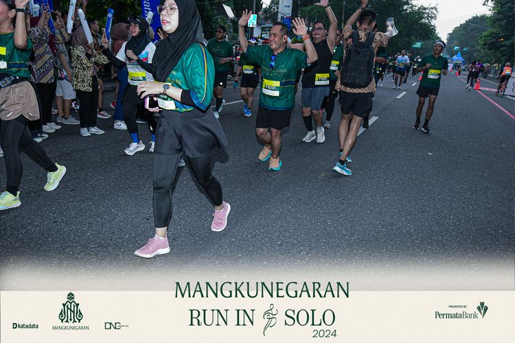 Race photo from Mangkunegaran Run 2024