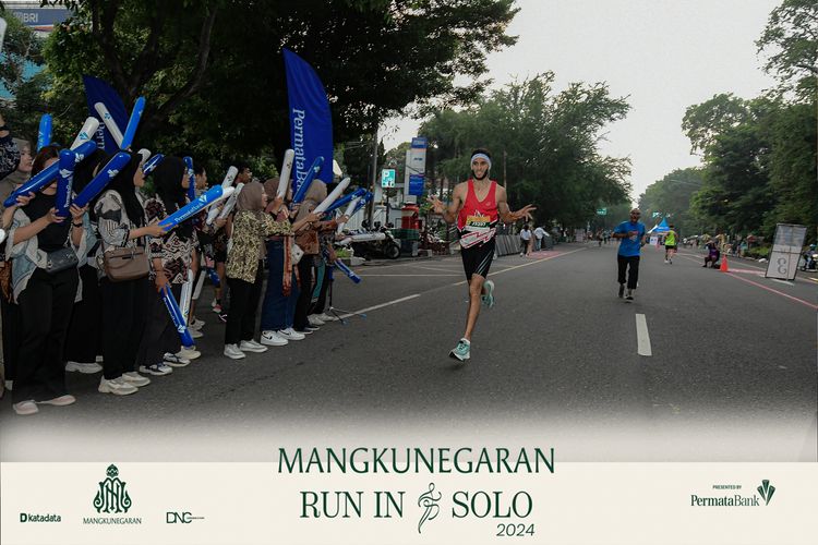 Race photo from Mangkunegaran Run 2024