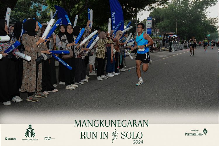 Race photo from Mangkunegaran Run 2024