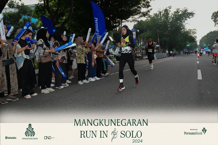 Race photo from Mangkunegaran Run 2024